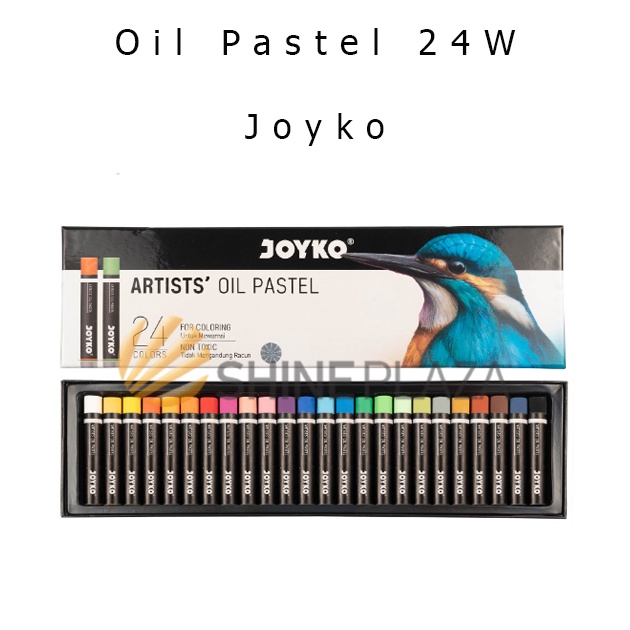 

Wow Crayon Artists Oil Pastel Krayon Minyak Joyko OP24ART 24 Warna Colors