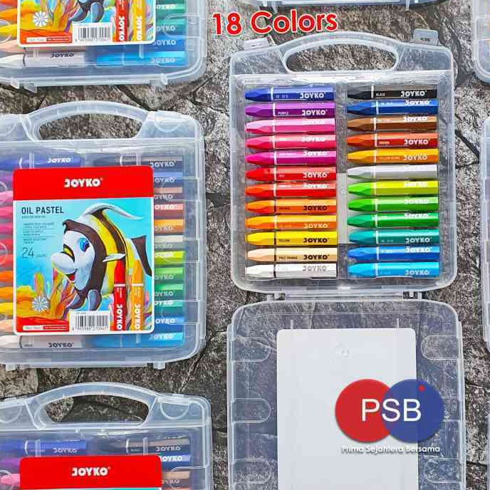 

Terbatas Krayon JOYKO Oil Pastel 12 dan 24 warna Mewarnai Anak