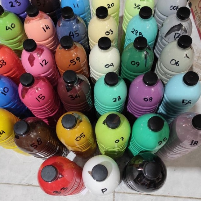 

HJ6 cat akrilik glossy lukis kanvas mural 15kg