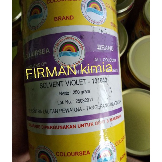 

KP8 pewarna ungu berbasis minyaklilinsoent violet11643 merk coloursea 25gr