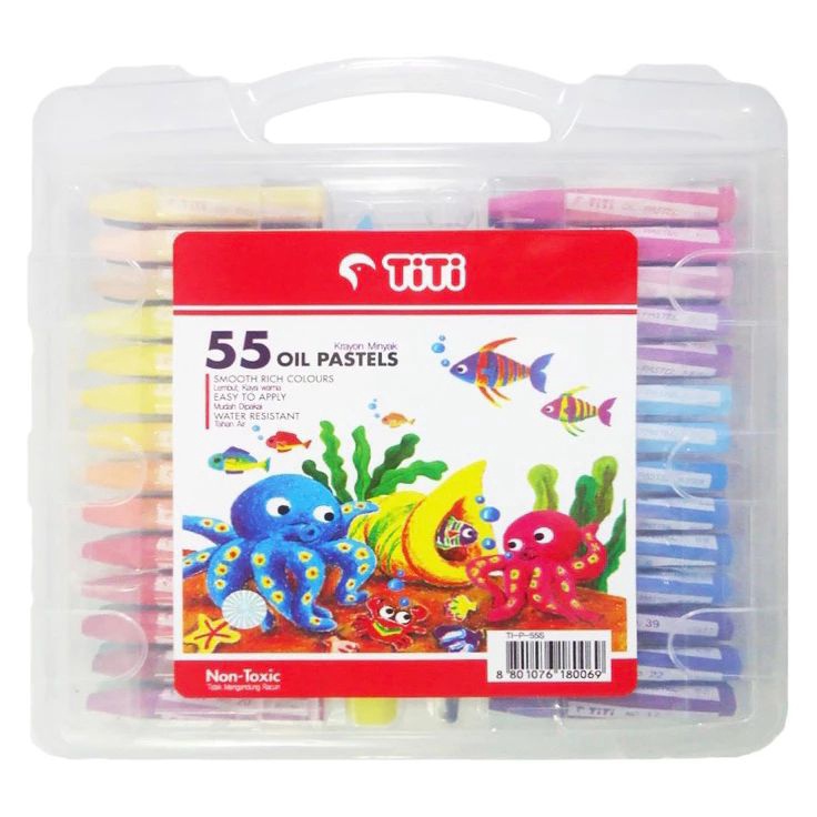 

Terbatas CrayonOil pastel TiTi 55 warna 1set