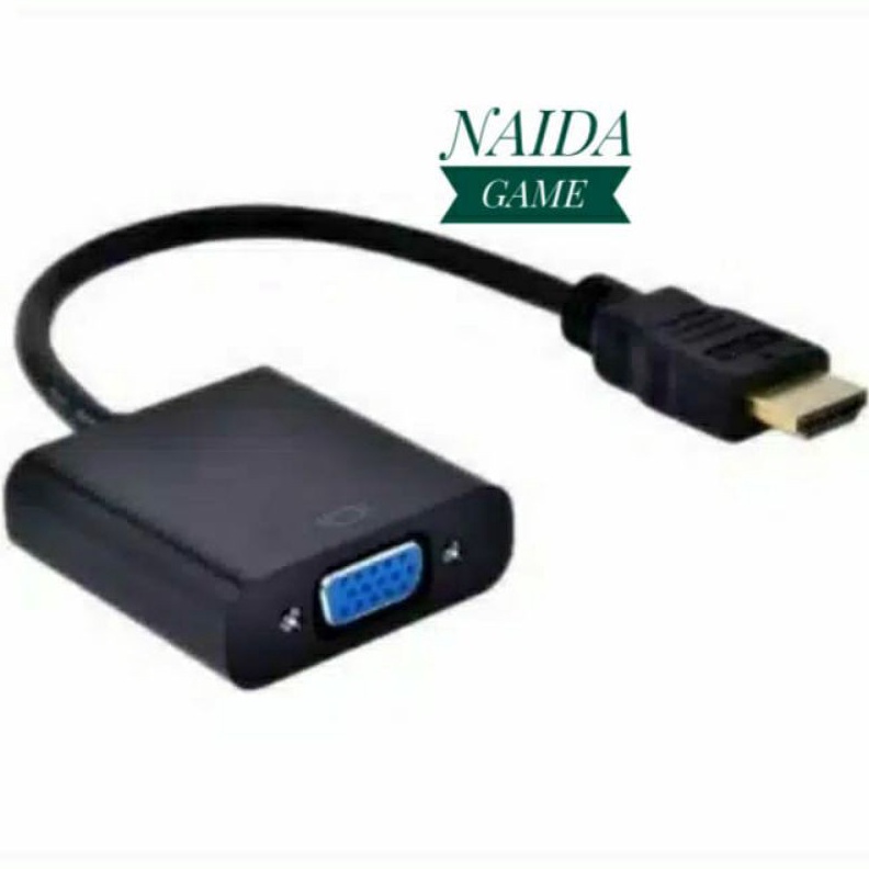 CONVERTER HDMI TO VGA  KABEL SAMBUNGAN HDMI TO VGA MONITOR