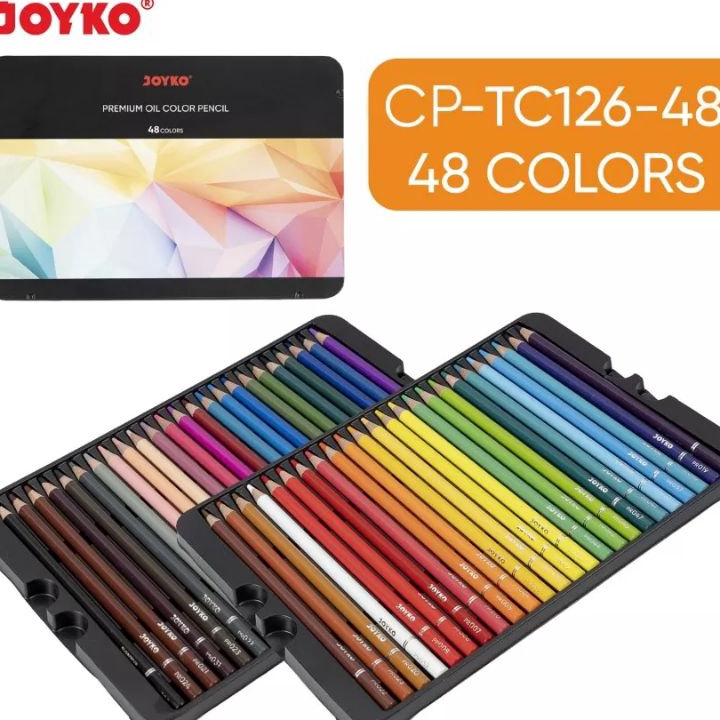 

Flash Sale Pensil Warna Joyko CPTC12648 Premium Oil colour 1set48wrn