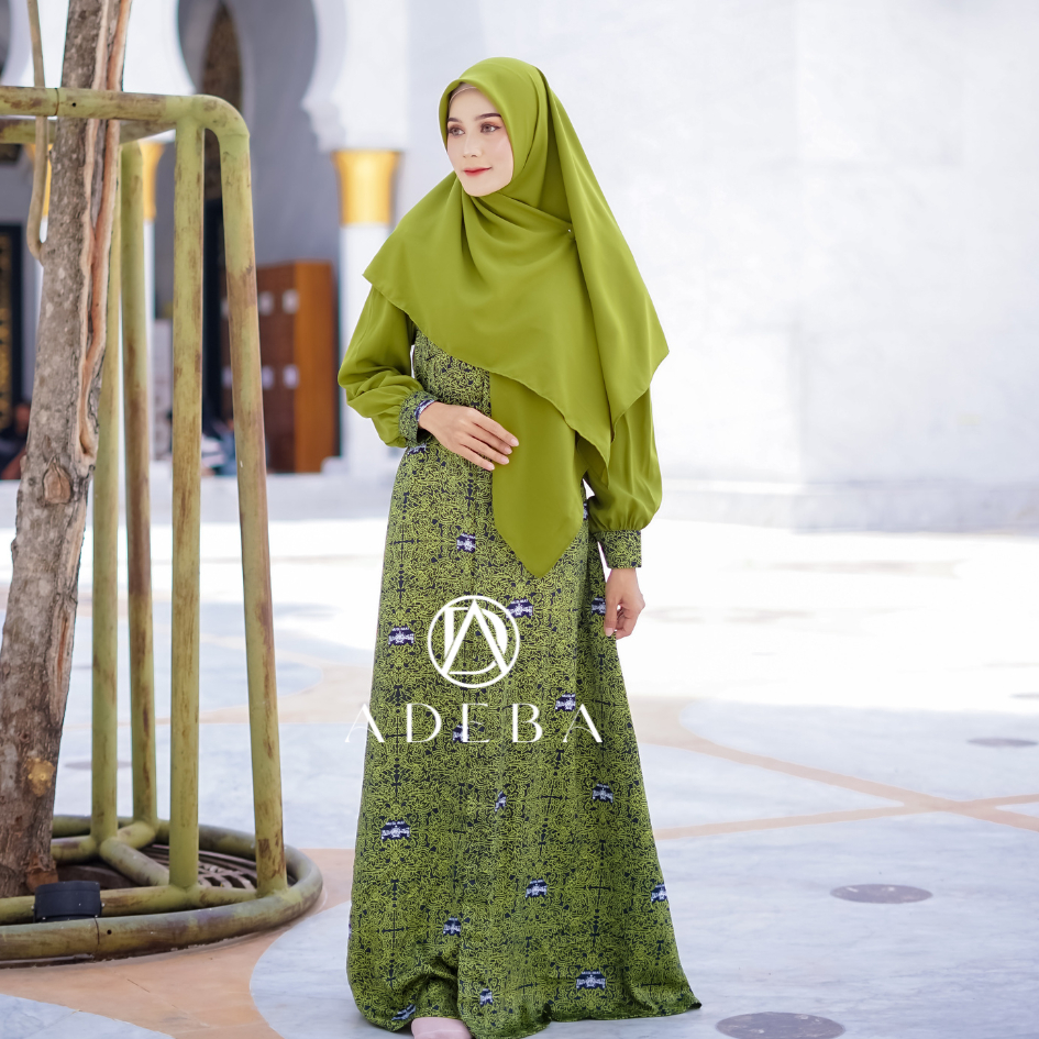 ADEBA - GAMIS BATIK PENGAOSAN MUSLIMAH NU MOTIF LASEM