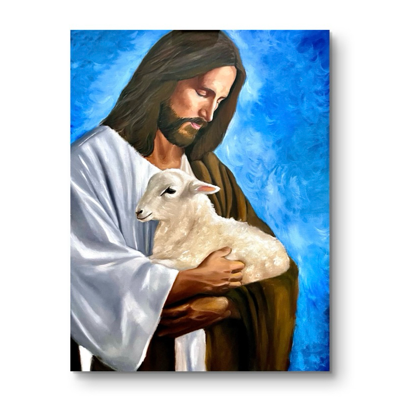 

LUKISAN TUHAN YESUS - CAT MINYAK