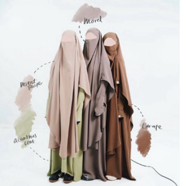 Elmadina Pop Abaya Acanthus Leaf Mina