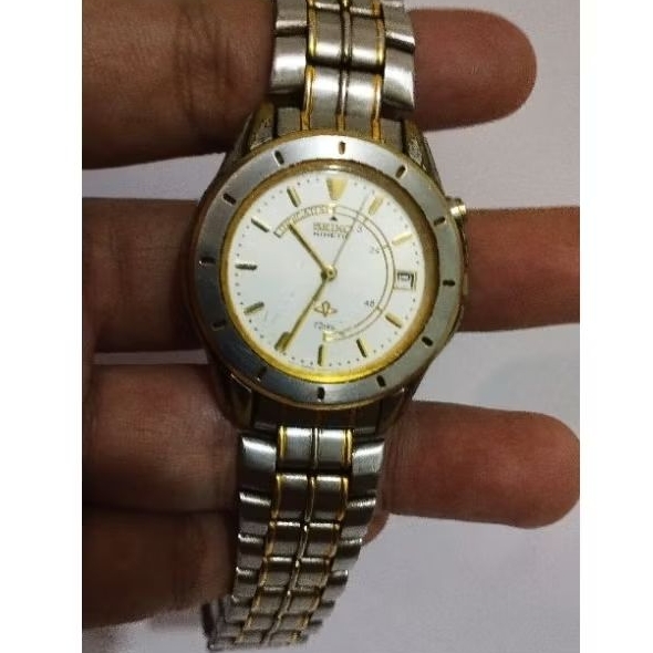 Jual Pas Yang Paham Saja Jam Tangan Seiko Kinetic 72Hrs Original 5m22 - 6B60 Langka