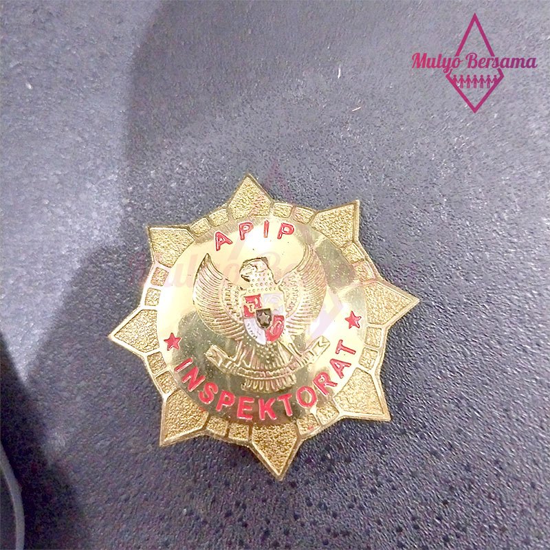 Lencana Pin APIP Inspektorat Pin Bros Bintang APIP Inspektorat - Mulyo Bersama