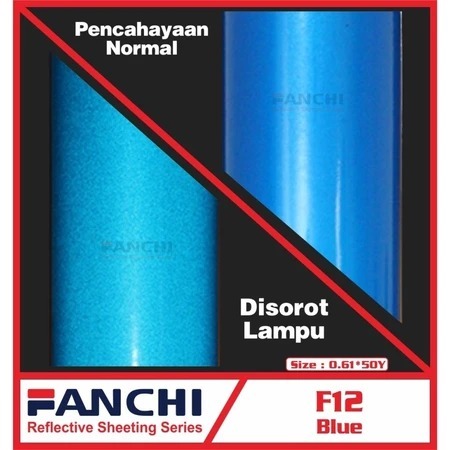 Stiker Skotlet Refelektif Nyala Fanchi Reflektor Mobil Motor Reflective Terang