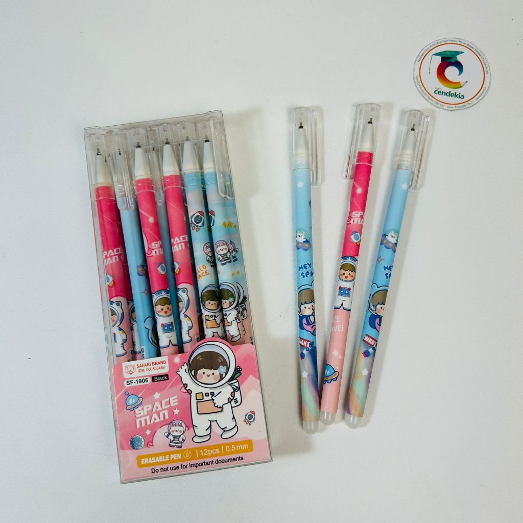 

Pulpen Bisa dihapus 0.5 Hitam SAFARI SF-1906 - 12 pcs