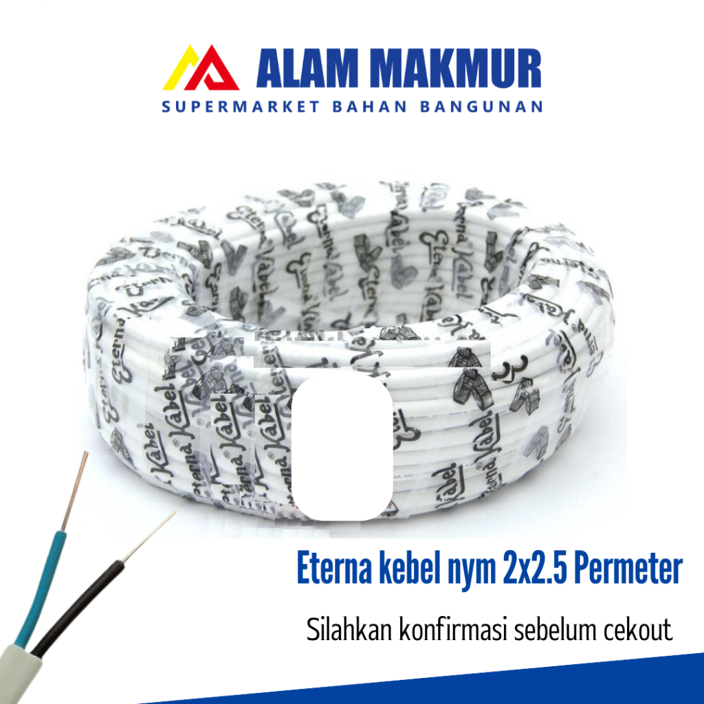 Kabel listrik Eterna NYM Per meter/kabel tembaga
