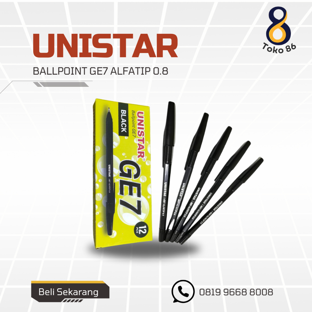 

UNISTAR GE7 ALFATIP 0.8 - BUNDLE PACK