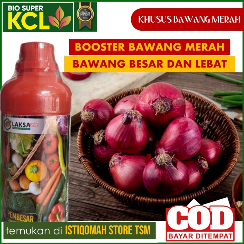 BIO KCL Booster Khusus Bawang Merah Terbaik - Obat Penyubur Bawang Merah - Obat Bawang Merah Penguat