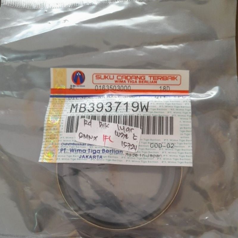 seal roda belakang luar L300 bensin & diesel original PT WTB