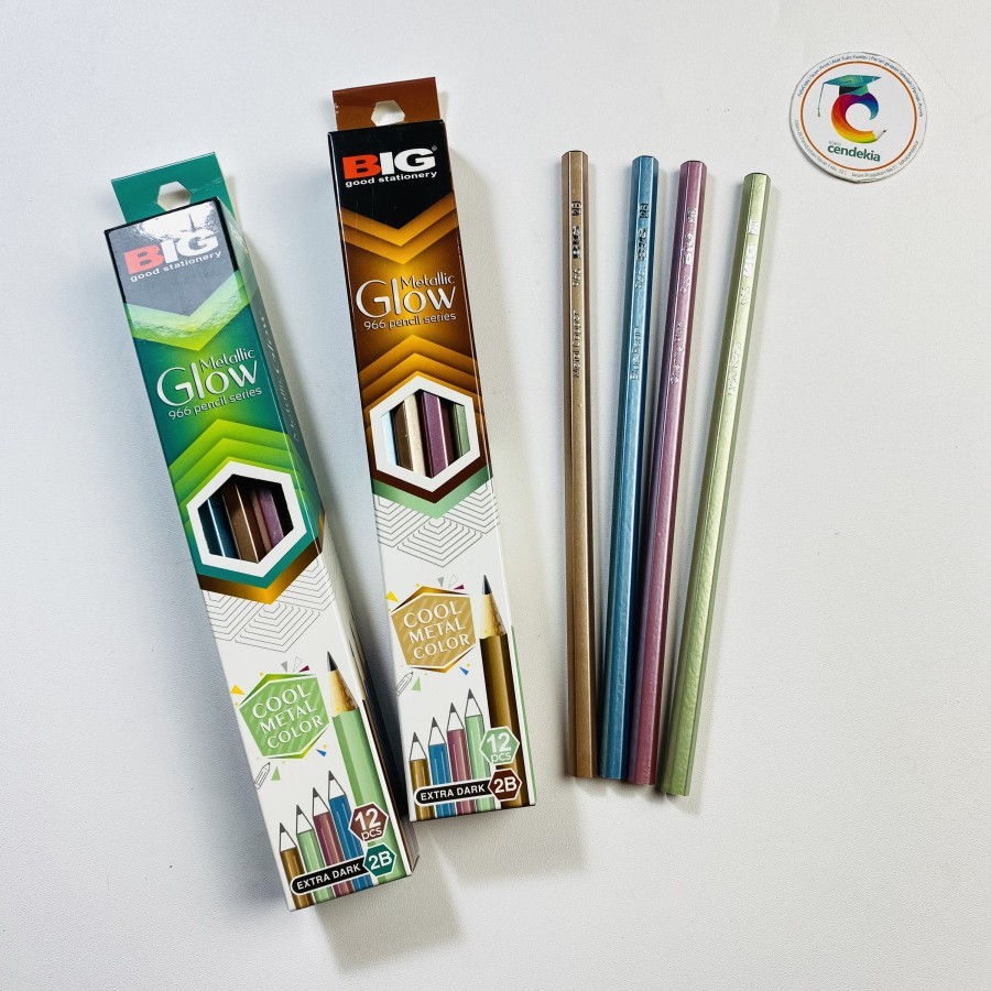 

Pensil BIG 2B 966 Metalic Glow - 12 pcs