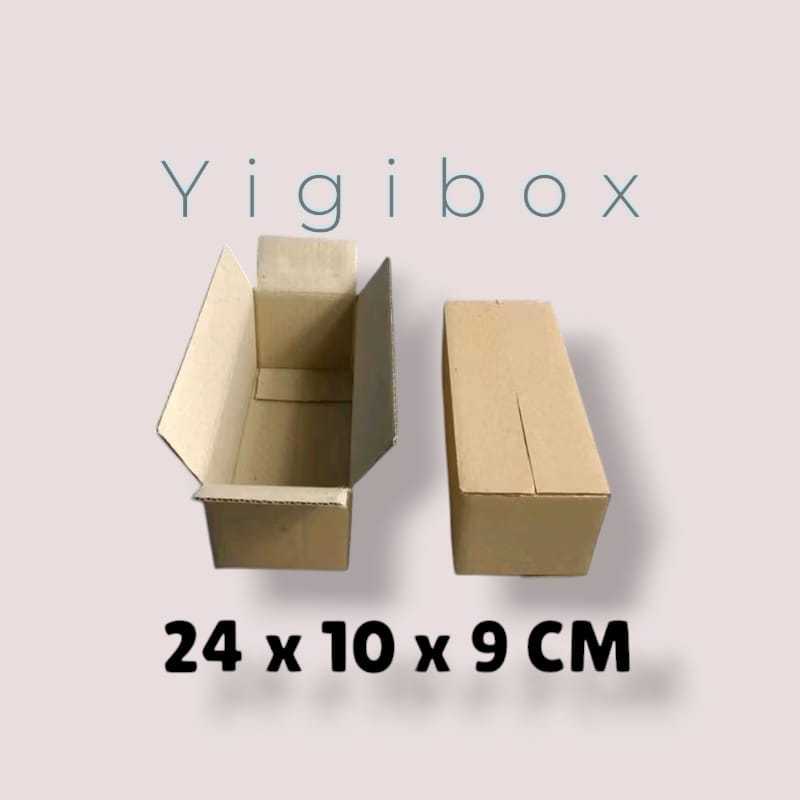 

Kardus Karton Box Ukuran 24x10x9 CM.... ST Single Wall Polos Untuk Packing Souvenir dll