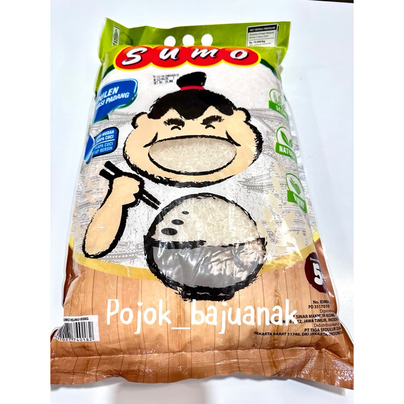 

Beras Sumo Hijau Pulen Sedang 5kg 5 kg