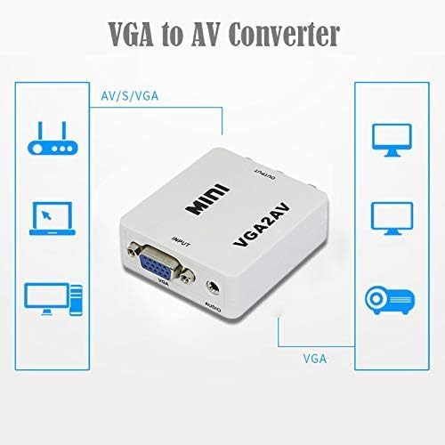 Vga2toAv mini /konverter vga to rca / vga2 to av / converter vga2 to av