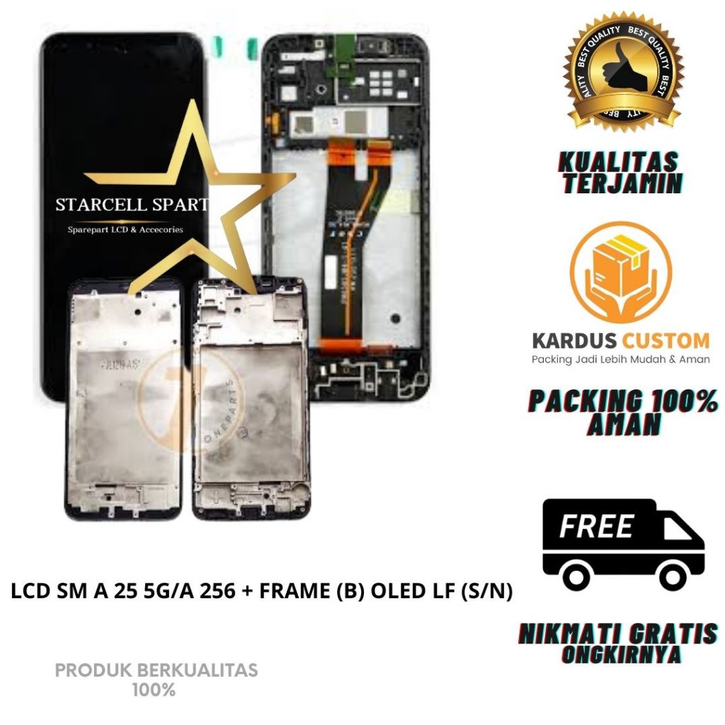LCD SAMSUNG A25 5G/A 256 + FRAME (B) OLED LF (S/N)