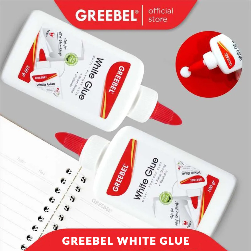 

Lem Putih GREEBEL White Glue 60gr & 100gr