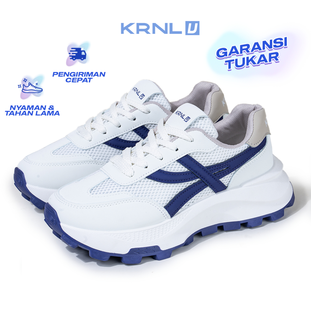 KRONIKEL Jiwon Sepatu Sneakers Wanita Cream Krnl U
