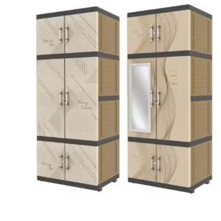 Lemari Naiba 9624 Full Lipatan/Lemari Jumbo Kaca-Non Kaca