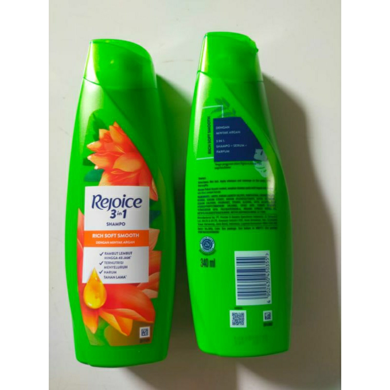 Shampoo Rejoice Rich Soft 340ml
