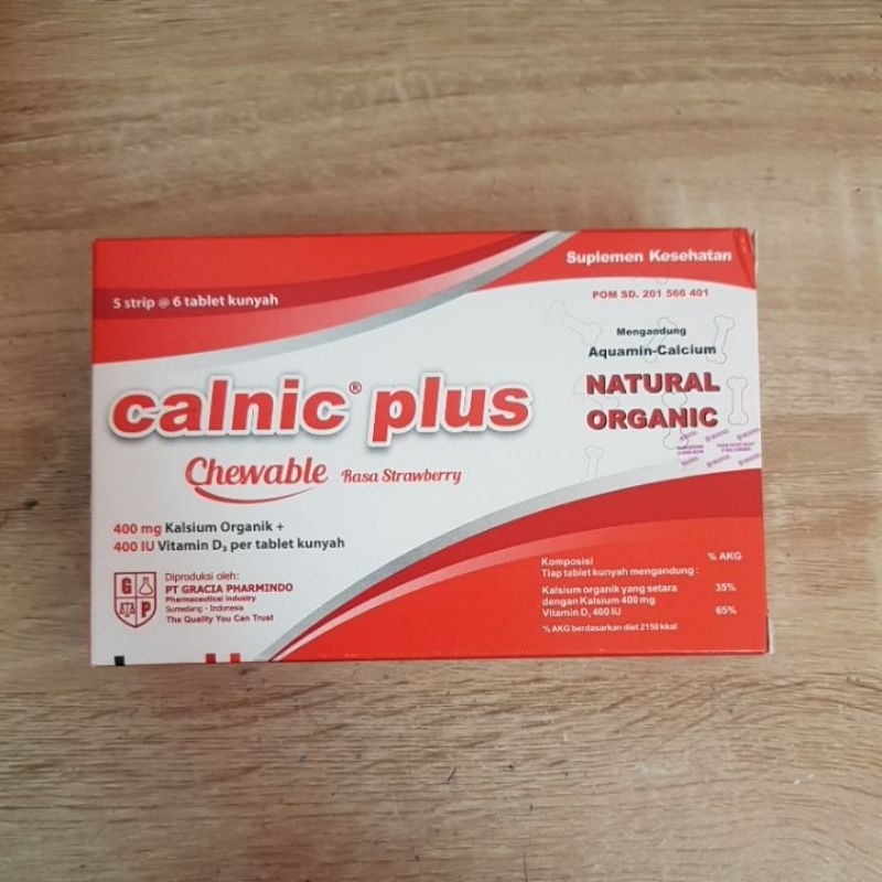 CALNIC PLUS CHEWABLE BOX 30 TABLET