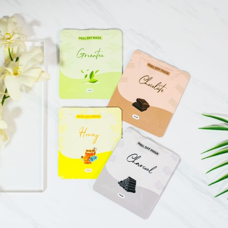 Masker Peel Off Mask BPOM 10gram BY.MOOYA
