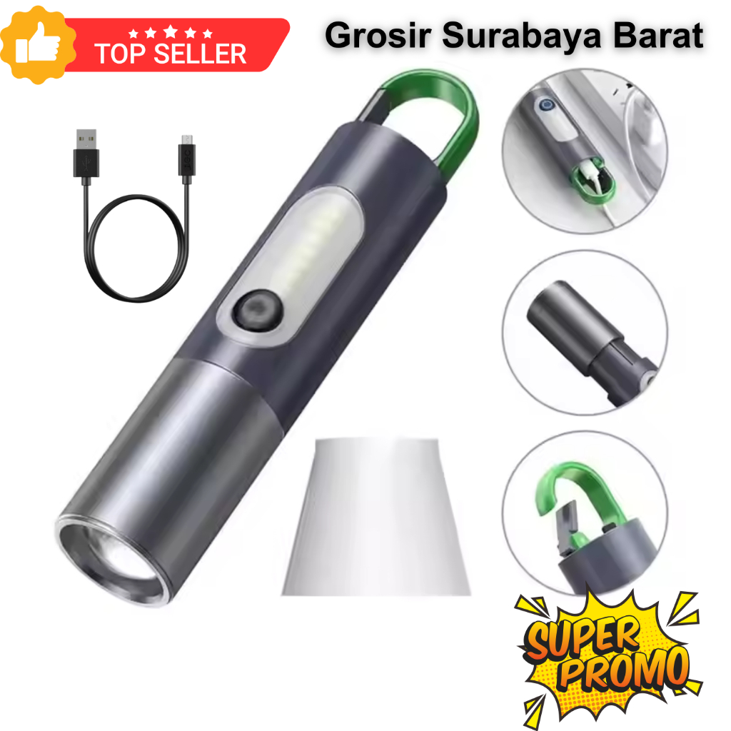 GROSIR SURABAYA BARAT MURAH PREMIUM  Senter UV Senter Berlkualitas LED ORIGINAL Import Awet Murah Se