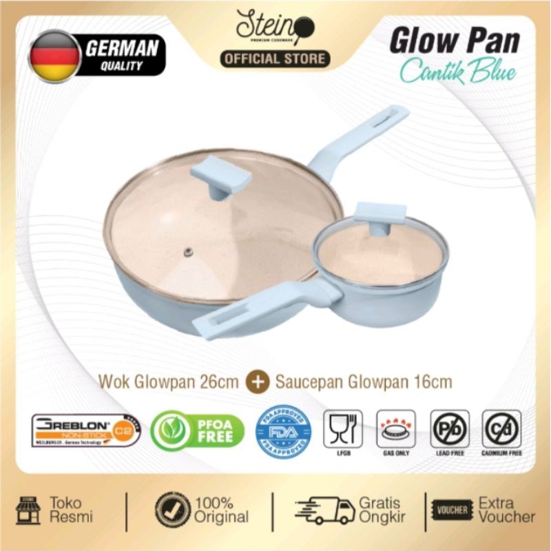 Stein Cookware Glow Pan Wok & Saucepan