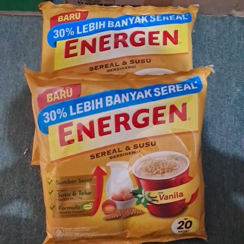 

energen vanila isi 20 sachet
