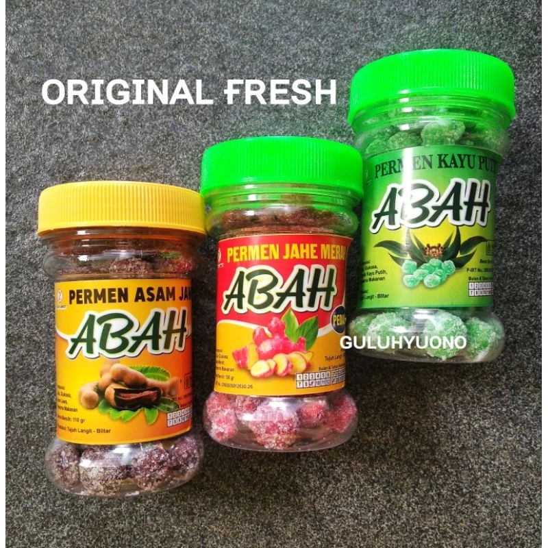 

PERMEN ABAH KAYU PUTIH - JAHE MERAH - ASEM JAWA (EXTRA KARDUS)