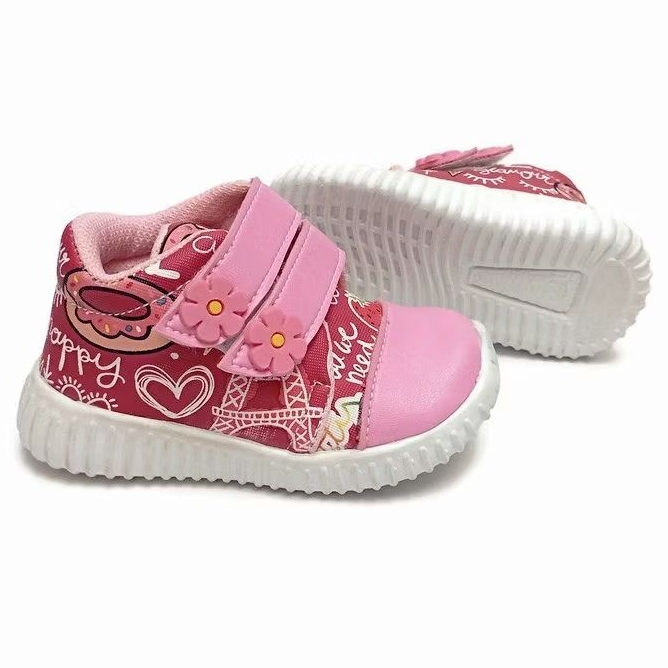 pikoobaby - Sepatu anak perempuan 1 tahun / Sepatu anak perempuan 2 tahun sneaker / Sepatu bayi pere