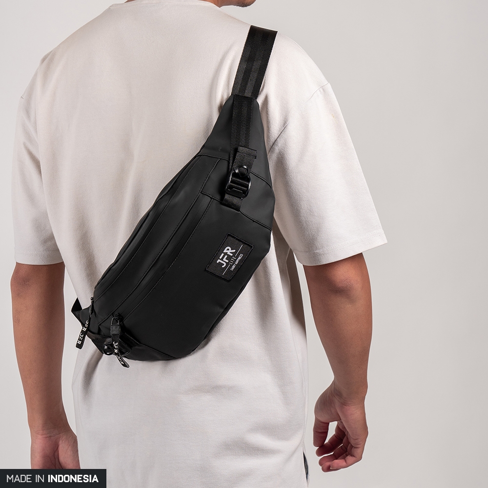 new jfr lark waist bag - tas selempang bahan polyester jt43