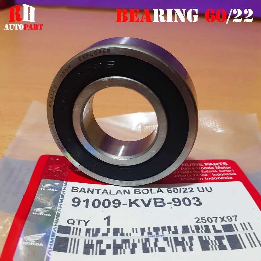BEARING 60/22 LAHAR 60/22 LAHER 60/22 KLAKER 60/22 UU KVB BEARING 6022