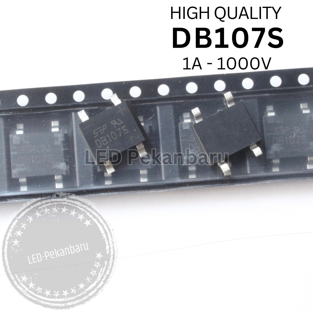 DIODA BRIDGE SMD DIODE DB107 DB107S 1000V 1A SINGLE PHASE RECTIFIER