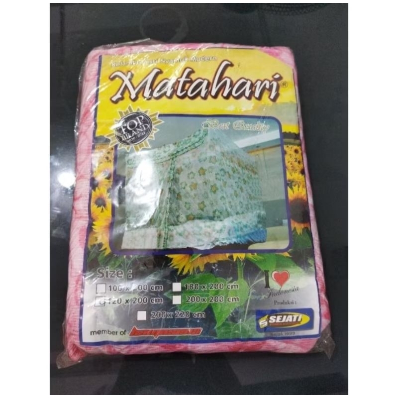 kelambu anti nyamuk modern Matahari 120x200