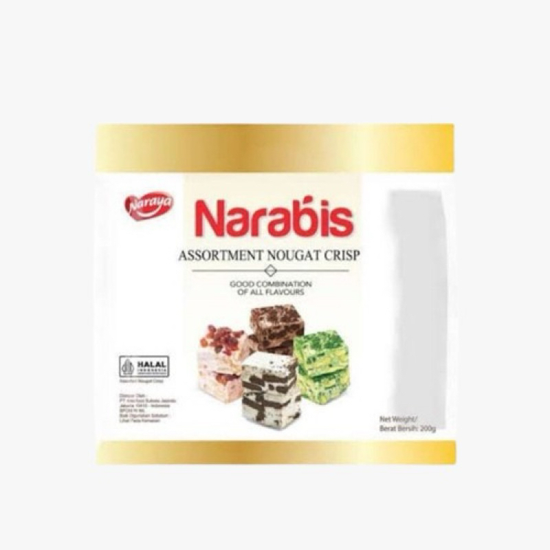 

[ HALAL ] Naraya Narabis Nougat Crispy 5 Varian Rasa / Snowflake Nougat Crispy 200g/90g