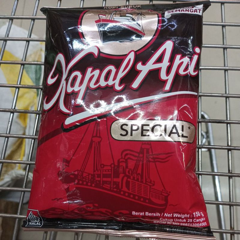 

Kapal api special 150 gram 1 dus isi 20 pak