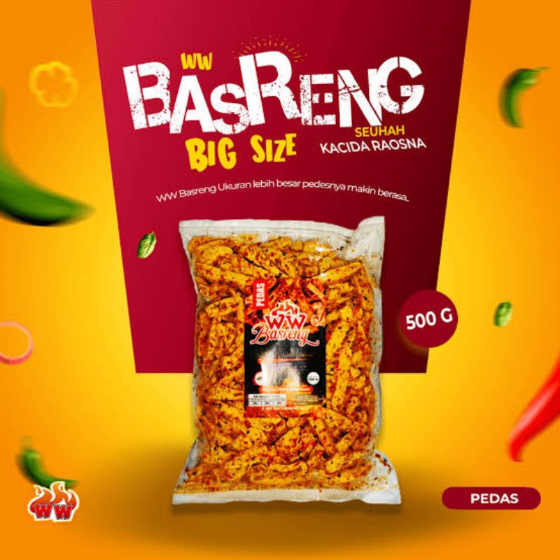 

Basreng Pedas Daun Jeruk