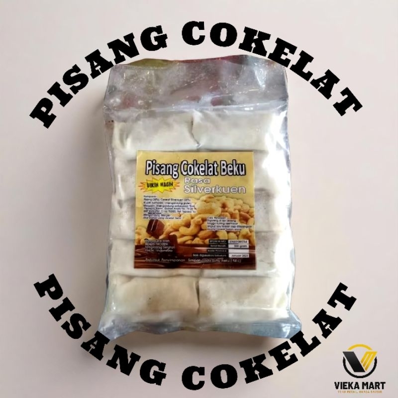 

Piscok Pisang Coklat Silverqueen isi 10 pcs