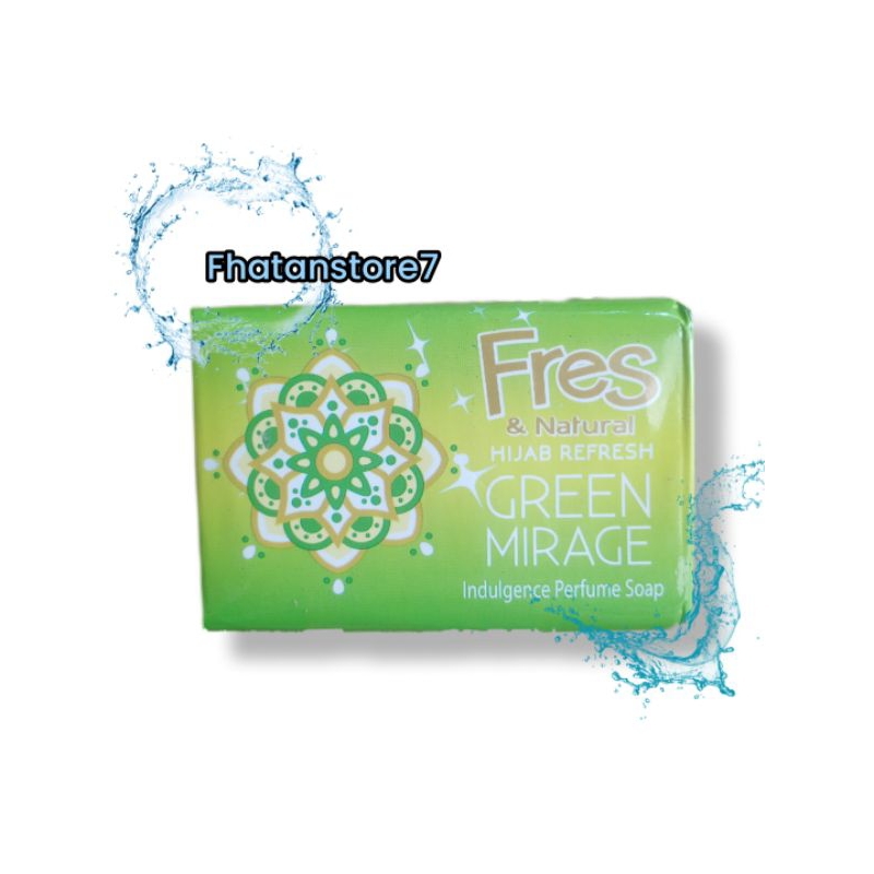 Paket 4 pcs Sabun Mandi Batang Fresh 76 gr | Fresh & Natural Hijab Refresh Green Mirage Sabun Mandi