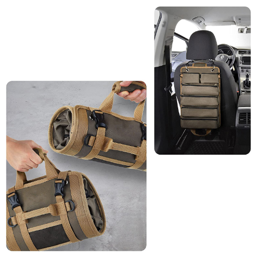 GREENER Tool Bag / Tas Perkakas 13 inchi Bahan Oxford Toolbag Tool Bag Tas Kunci Motor Mobil Alat Tu
