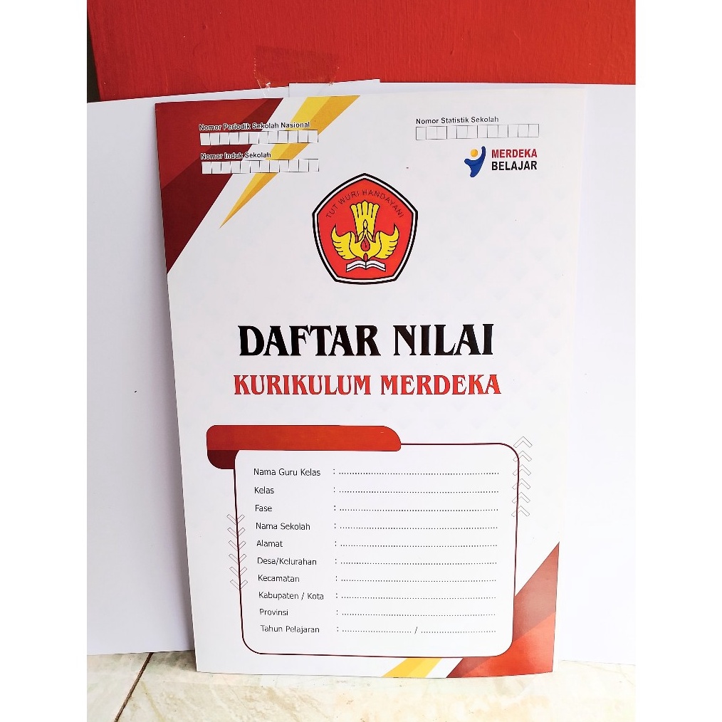 

BUKU DAFTAR NILAI KURIKULUM MERDEKA