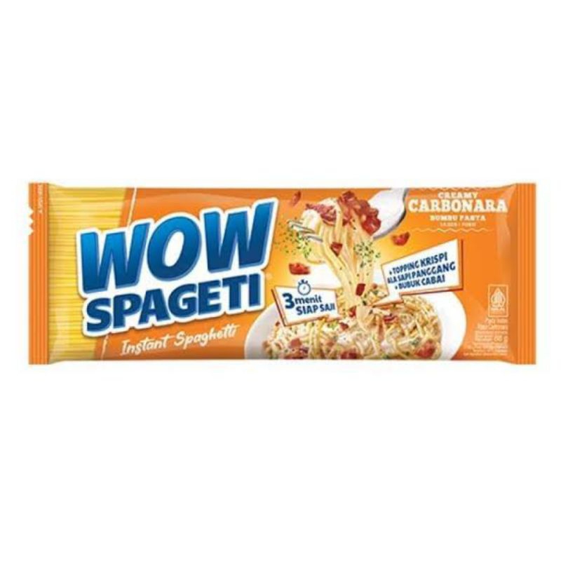 

Wow Spageti Carbonara 1 dus (isi 40 pcs)