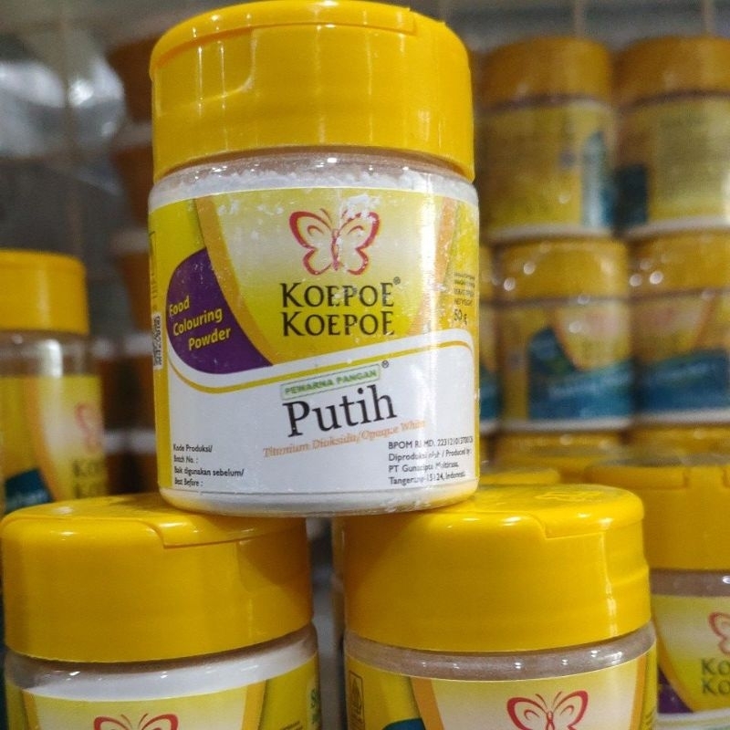 

Koepoe Koepoe Pewarna Pangan Putih Kemasan 50gr