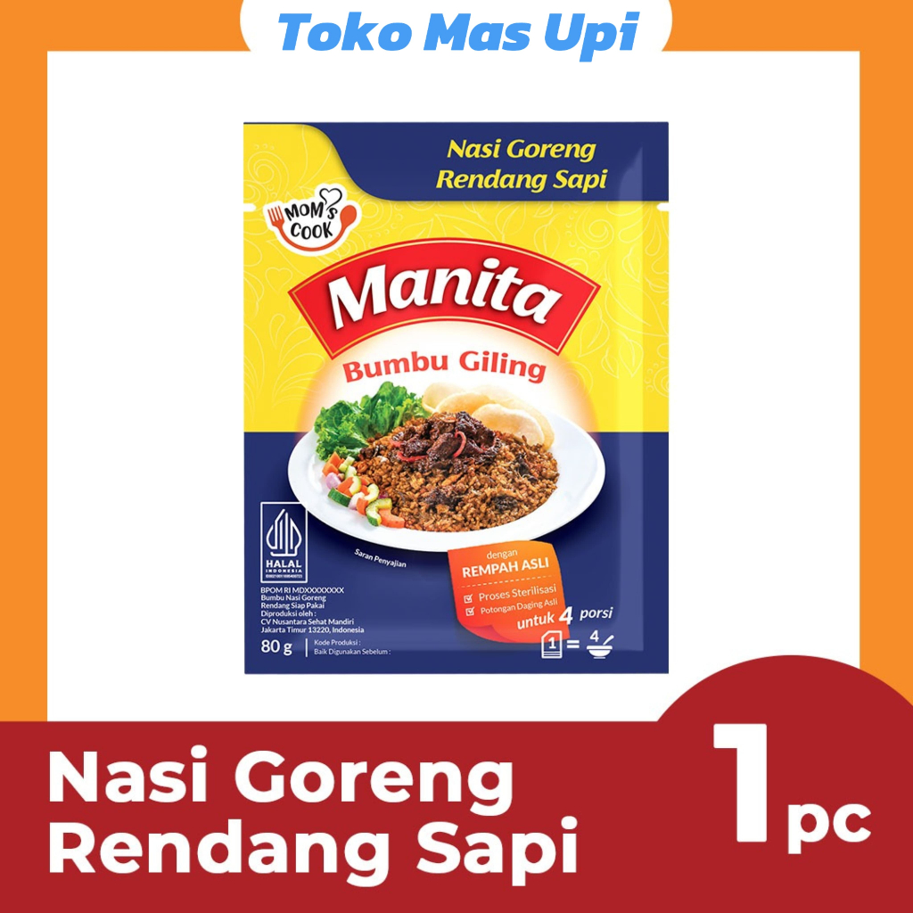 

MANITA Bumbu Giling Nasi Goreng Rendang Sapi