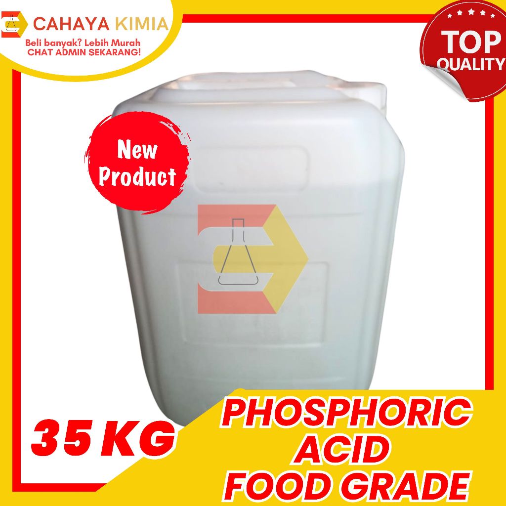 

Phosphoric Acid / Asam Fosfat Food Grade - 35kg