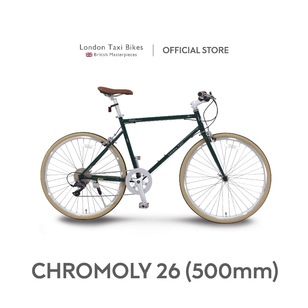 London Taxi CHROMOLY Bike 26M - British Green / Sepeda Dewasa 26M Inch